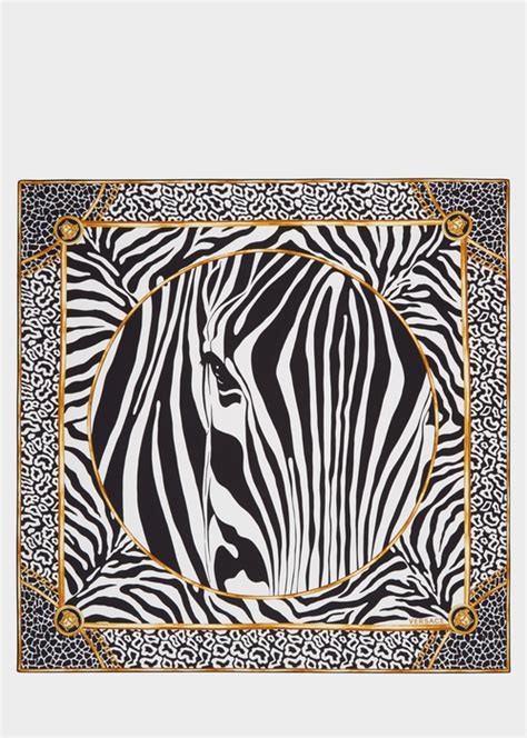 versace zebra print